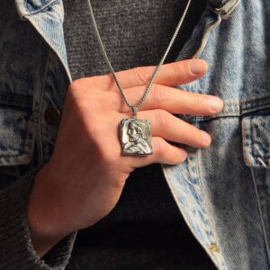 گردنبند مردانه کوروش بزرگ کد Men006