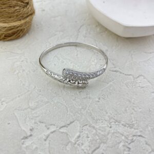بنگل زنانه ژوپینگ مدل جواهری کد B5414