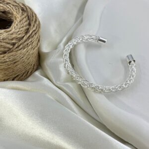 بنگل زنانه مدل موج کد B5486