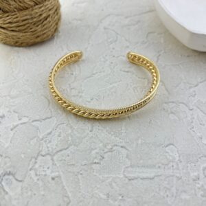 بنگل زنانه مینیمال مدل طنابی کد B5349