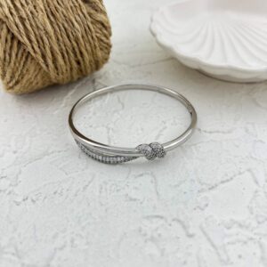 بنگل زنانه ژوپینگ مدل جواهری کد B5109