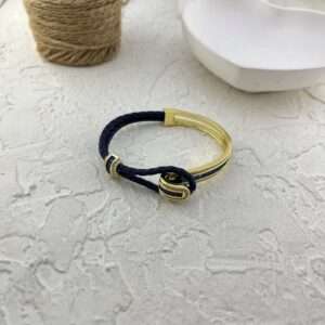 بنگل زنانه چرمی مدل قایق بادبانی کد B5327