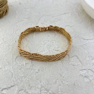 دستبند زنانه ژوپینگ طرح طلا کد B5426
