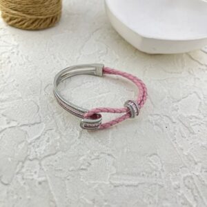 بنگل زنانه چرمی مدل قایق بادبانی کد B5326