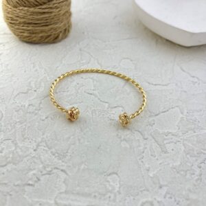 بنگل زنانه مینیمال مدل طنابی کد B5338