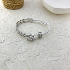 بنگل زنانه چرمی مدل قایق بادبانی کد B5325