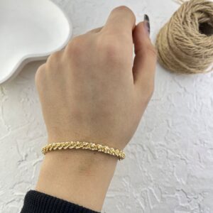 دستبند زنانه مینیمال مدل خاویاری کد B5447