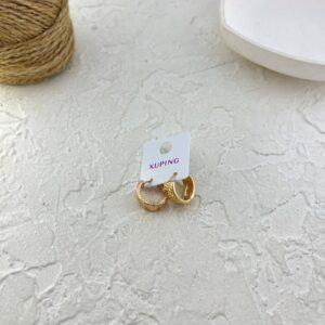 گوشواره زنانه ژوپینگ مدل حلقه ای اینه ای کد E6238