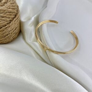 بنگل زنانه مدل موج کد B5491