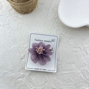 گل سینه زنانه مدل گل پارچه ای کد G4133