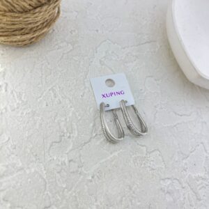 گوشواره زنانه ژوپینگ مدل جواهری کد E6274