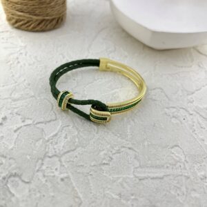 بنگل زنانه چرمی مدل قایق بادبانی کد B5328