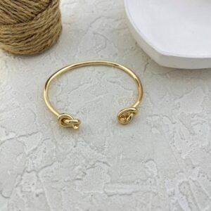 بنگل زنانه مینیمال مدل گره کد B5345