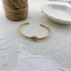 بنگل زنانه ژوپینگ مدل گره ای کد B5245