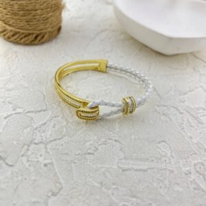 بنگل زنانه چرمی مدل قایق بادبانی کد B5323