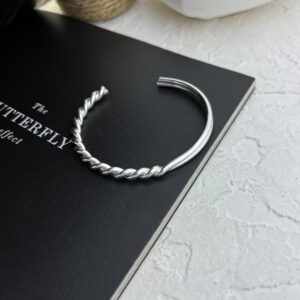 بنگل زنانه مینیمال مدل طنابی کد B5342