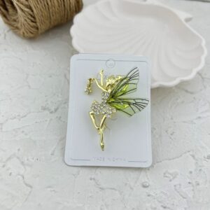 گل سینه زنانه مدل فرشته کد G4110