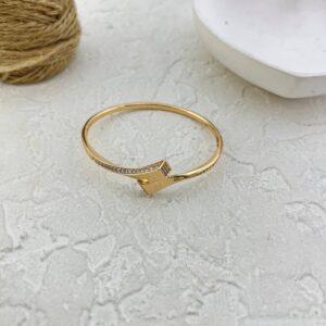 بنگل زنانه ژوپینگ مدل جواهری کد B5412