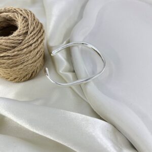 بنگل زنانه مدل موج کد B5473
