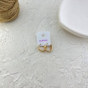 گوشواره زنانه ژوپینگ مدل بافت کد E6241