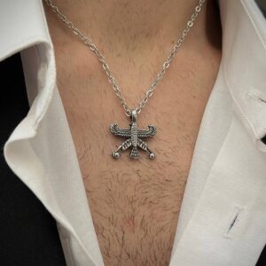 گردنبند مردانه مدل شهباز کد Men0014