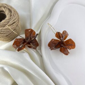 گوشواره زنانه مدل رزین کد E6371