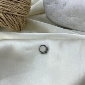پیرسینگ گوش زنانه مدل نگین جواهری کد P4912