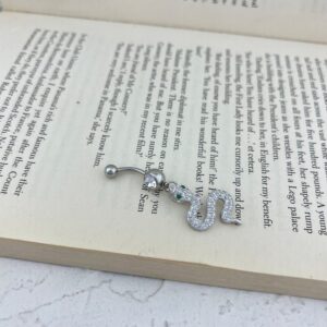 پیرسینگ ناف زنانه مدل مار کد P4780