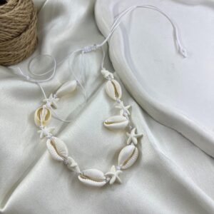 گردنبند زنانه تابستانی مدل صدف و ستاره کد N5285