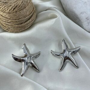 گوشواره زنانه مدل ستاره دریایی کد E6428
