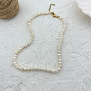 گردنبند مدل مروارید باروک اصل کد N5003