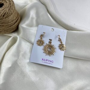 نیم ست زنانه ژوپینگ خورشید جواهری کد M4384