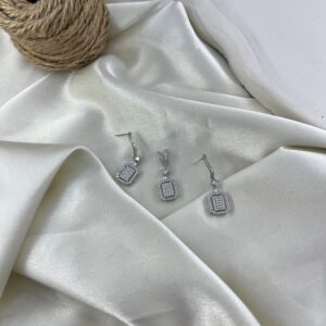 نیم ست زنانه مدل جواهری کد M4389