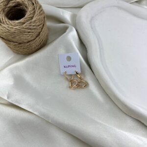 گوشواره زنانه ژوپینگ مدل گره ای کد E6495