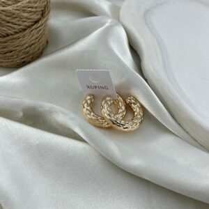 گوشواره زنانه ژوپینگ مدل حلقه ای کد E6505