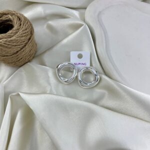 گوشواره زنانه ژوپینگ مدل حلقه ای کد E6506