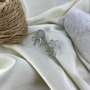 گوشواره زنانه مدل پاپیون کد E6382