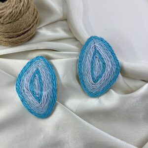 گوشواره زنانه مدل حصیری کد E6395
