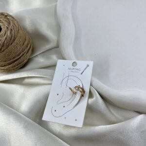 گوشواره ایرکاف ژوپینگ زنانه مدل جواهری کد E6399