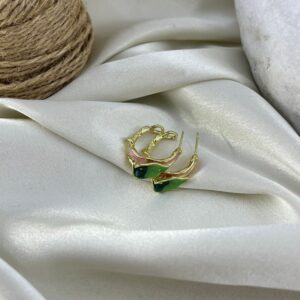 گوشواره زنانه میناکاری مدل گل کد E6416