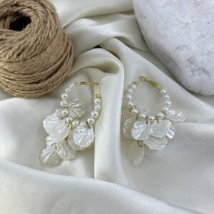 گوشواره زنانه مدل مروارید کد E6425