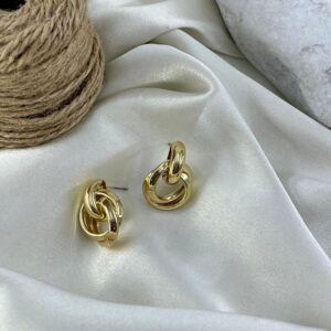 گوشواره زنانه مدل حلقه ای کد E6426