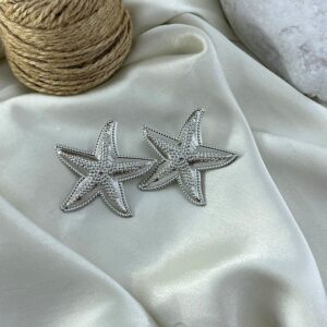 گوشواره زنانه مدل ستاره دریایی کد E6427