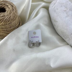 گوشواره زنانه ژوپینگ مدل جواهری کد E6470