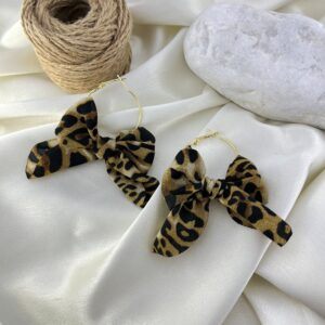 گوشواره زنانه مدل پلنگی کد E6331