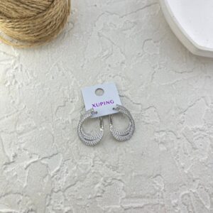گوشواره زنانه ژوپینگ مدل جواهری کد E6278