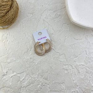 گوشواره زنانه ژوپینگ مدل جواهری کد E6283