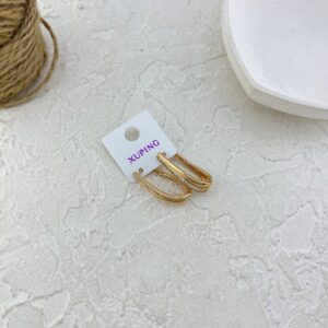 گوشواره زنانه ژوپینگ مدل جواهری کد E6285