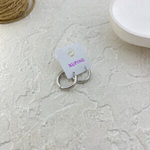 گوشواره زنانه ژوپینگ مدل حلقه ای کد E6299