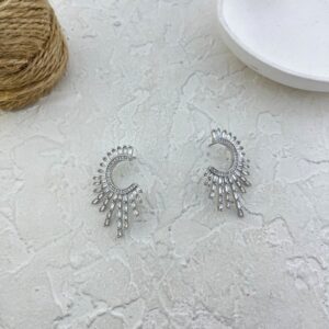 گوشواره زنانه مدل جواهری کد E6222